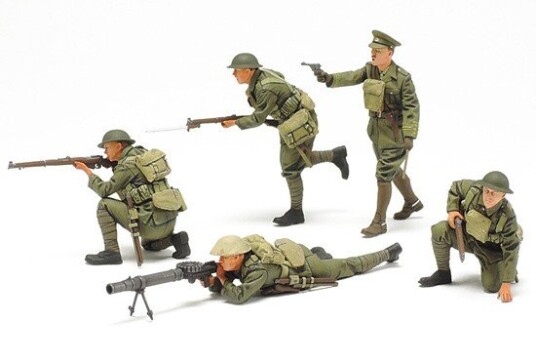 Tamiya 1/35 Britisk infanterisett WWI