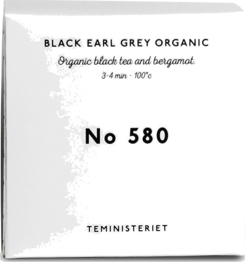 Teministeriet Signature 580 Black Earl Grey Organic Boks Te
