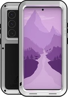 Samsung Galaxy S24 Ultra Love Mei Powerful Hybrid-deksel Sølv