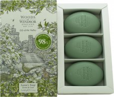Woods of Windsor Lily of the Valley Såpe 3 x 60g Woods of Windsor Lily of the Valley Såpe 3 x 60g