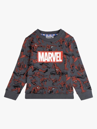 Marvel Spider-Man Genser, Grå/Rød, 5 år Marvel Spider-Man Genser, Grå/Rød, 5 år