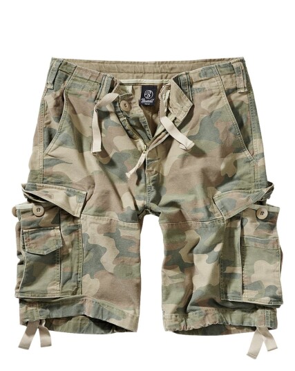 Brandit Vintage Cargo Shorts Grønn, Beige