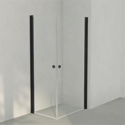 INR Iconic Nordic Rooms Dusjhjørne Linc Angel Original, Klart Glass, Timeless Glass Svart Matt / 70x100cm INR Iconic Nordic Rooms Dusjhjørne Linc Angel Original, Klart Glass, Timeless Glass Svart Matt / 70x100cm