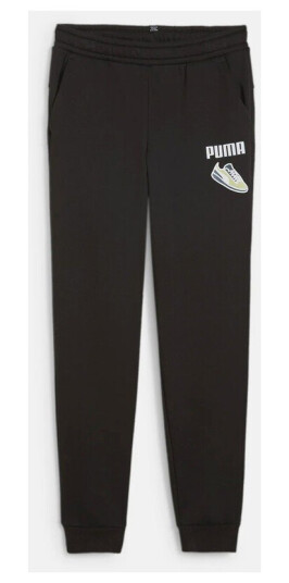 Puma Ess+ Logo Lab Sweatpants Fl Ii Puma Black 140 Hverdagsbukser Puma Ess+ Logo Lab Sweatpants Fl Ii Puma Black 140 Hverdagsbukser