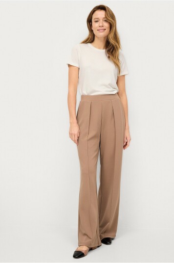 Ellos Collection Bukser Stina Beige