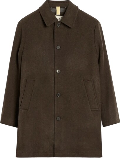 Brixtol Textiles T Coat Wool   BROWN   XL