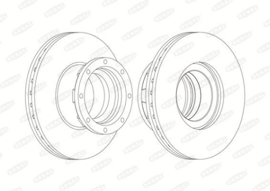 Bremseskive BERAL BCR216A Bremseskive BERAL BCR216A