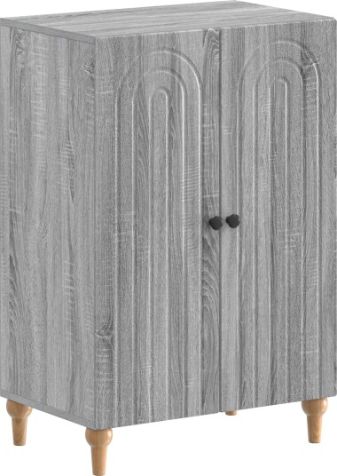 vidaXL Sko Skap ALKMAAR 59,5 x 39,5 x 90 cm Konstruert tre Grå Sonoma
