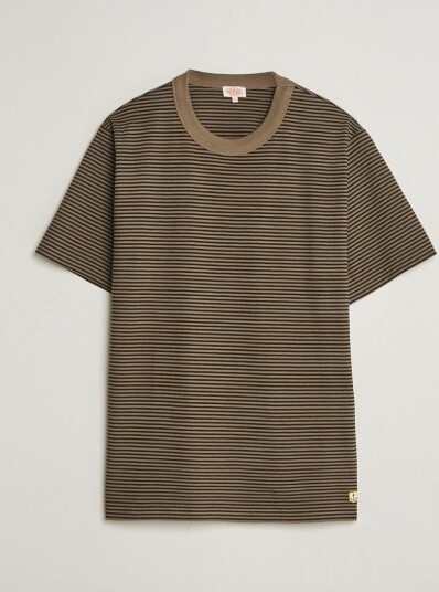 Armor lux Héritage Callac Striped T Shirt Olive/Black Armor lux Héritage Callac Striped T Shirt Olive/Black