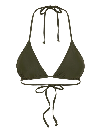 Rosemunde Rwshiitake Triangle Bikini Top   Khaki green   XL