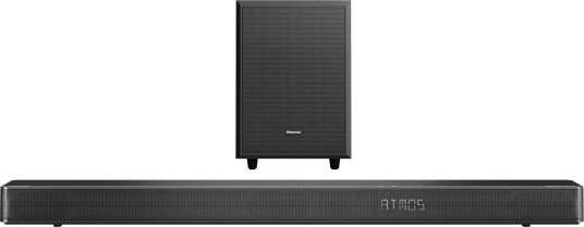 Hisense AX5125H 5.1.2 Kanal Lydplanke med Trådløs Subwoofer og Dolby Atmos Svart