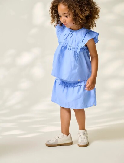 Kids Only Kmgclare Ruffle Skort Wvn   Blue   98