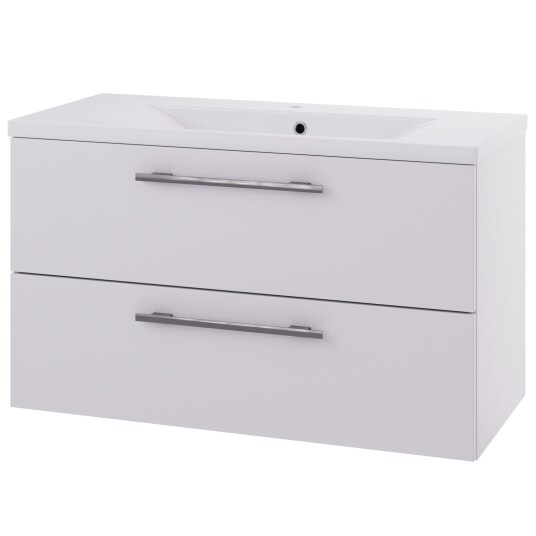 Linn Bad Ingrid D45cm Servantskap Hvit Matt / 100cm LB-110110 Linn Bad Ingrid D45cm Servantskap Hvit Matt / 100cm LB-110110