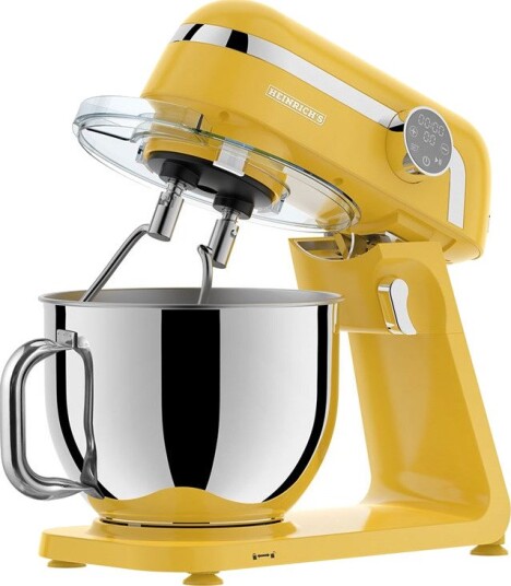 Heinrich's HKM 8079 Kjøkkenmaskin - 7L, 1800W - Gul