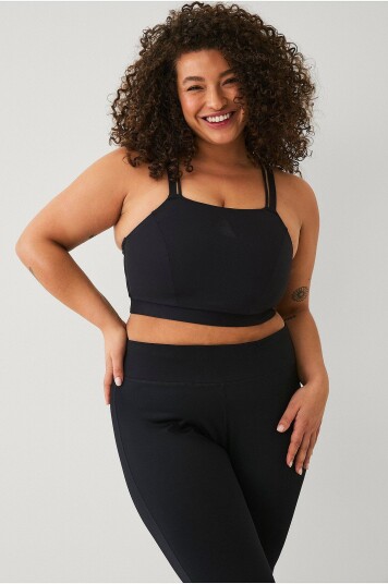 Zizzi - Sports-BH aSinva Medium Support Bra - Svart
