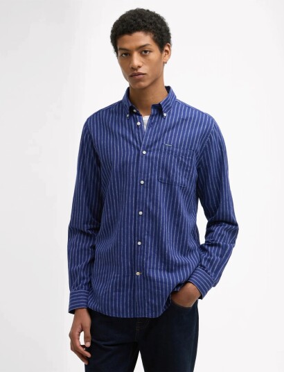 Barbour Barbour Nelson Striped Navy XXXL Barbour Barbour Nelson Striped Navy XXXL