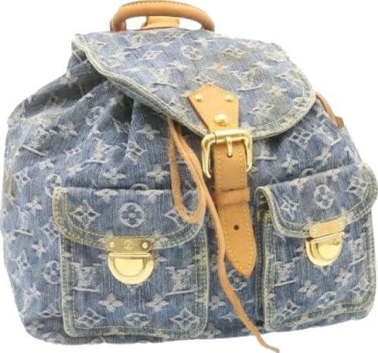 Louis Vuitton Vintage Dame Blå