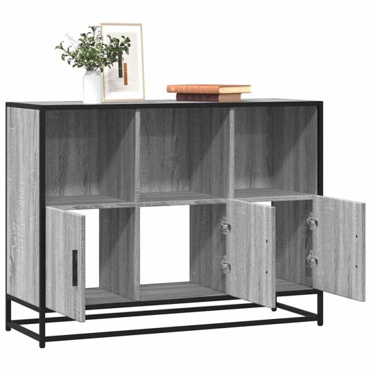 Skjenk grå sonoma 100x35x76 cm konstruert tre 8721102840913