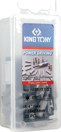 Bits Torx T15-25Mm 25Stk