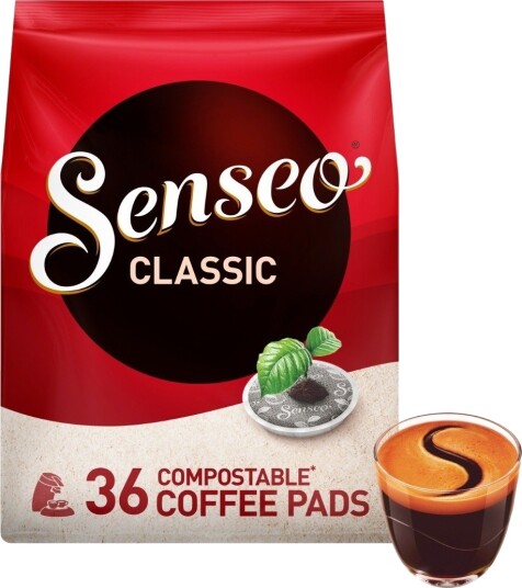 Senseo Classic (medium kopp) til Senseo. 36 puter Senseo Classic (medium kopp) til Senseo. 36 puter