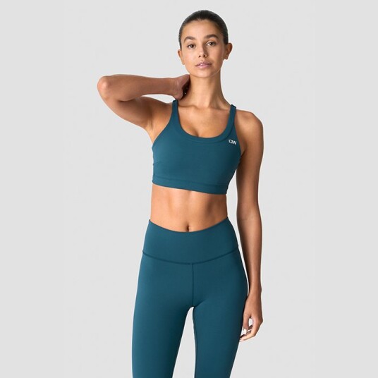 Icaniwill Nimble Sports Bra Teal Grön X small