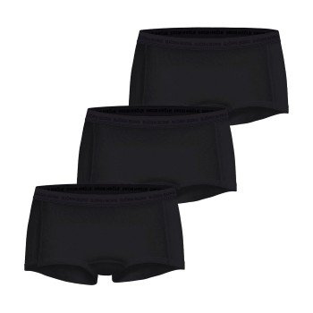 Björn Borg Truser 3P Everyday Cotton Boxer Shorts Svart bomull X-Small Dame Björn Borg Truser 3P Everyday Cotton Boxer Shorts Svart bomull X-Small Dame