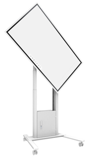 Multibrackets M Motorized Floorstand Flip 2 - vogn - for LCD-skjerm - hvit
