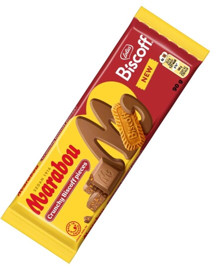Marabou Sjokoladeplate med Biscoff 90 gram Marabou Sjokoladeplate med Biscoff 90 gram