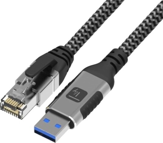 Techly U3a Rj45 010 Cat6 Rj 45 F/Utp Ftp Utp Sort Sølv 1 M