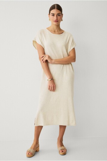 Saint Tropez - Kjole MilaSZ R-n SS Dress - Beige