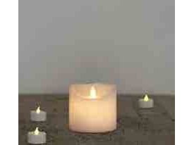 Sirius Home Sara Exclusive Led Vokslys Hvid Ø 10 H 10,4 Cm Sirius Home Sara Exclusive Led Vokslys Hvid Ø 10 H 10,4 Cm