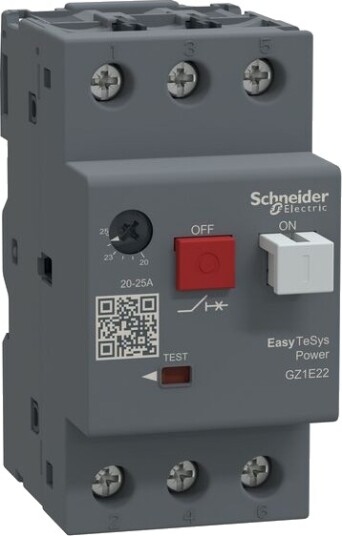 Schneider Electric Motorvernbryter Easy TeSys GZ1E22 20 25A Schneider Electric Motorvernbryter Easy TeSys GZ1E22 20 25A