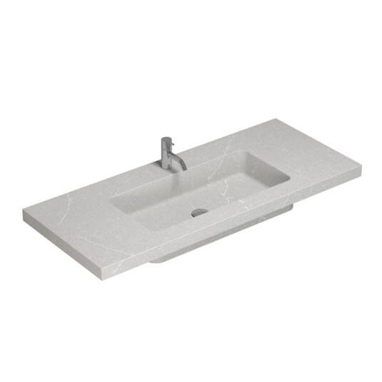 Dansani Calidris Unique Silestone Servant Måltilpasset Desert Silver / 120cm
