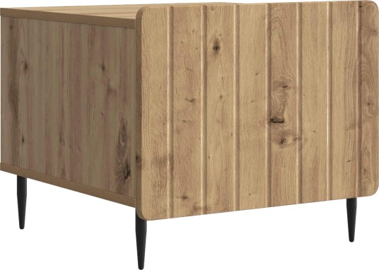 Kaffebord med skuff Artisan eik 49 x 50 x 42 cm Konstruert tre