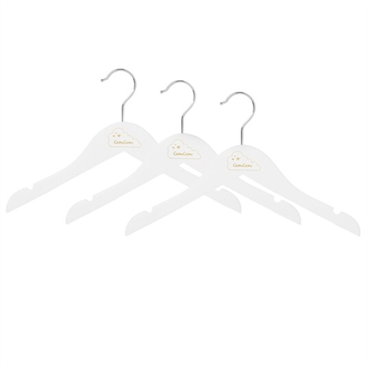 Cam Cam Copenhagen Kleshengere 3 pakning White