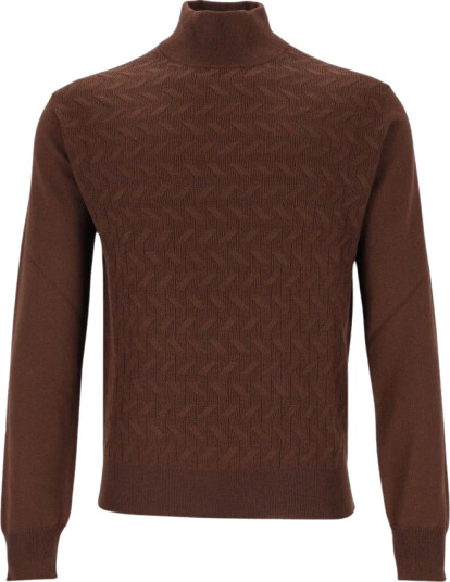 Corneliani Herre Strikkevarer Brun M, Corneliani Herre Strikkevarer Brun M,