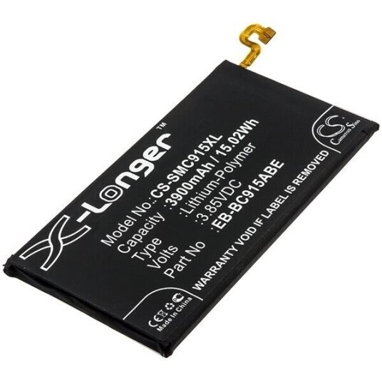 Samsung Galaxy C10 batteri (3900 mAh 3.85 V, Sort)