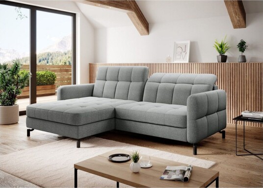 Seksjon Eltap Lorelle 225x160x105 cm Inari 91 Grå Venstre