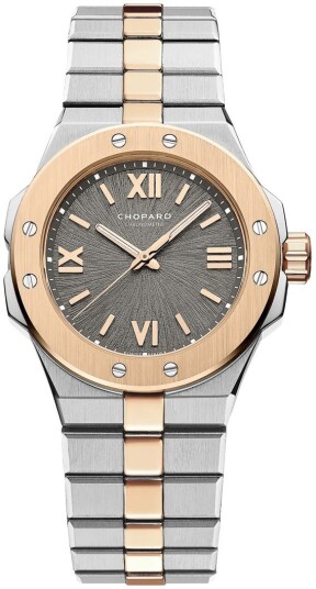 Chopard Dameklokke 298617 6001 Alpine Eagle Grå/18 karat rosé gull