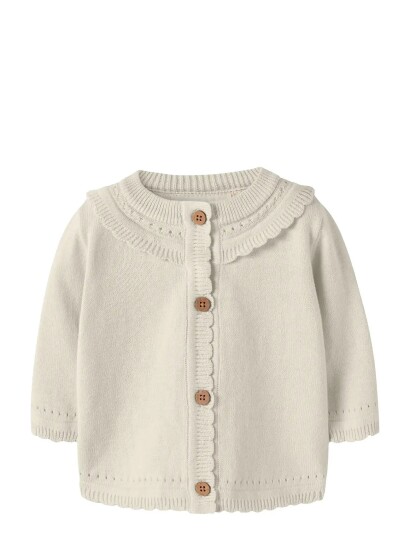 Lil"Atelier Nbfhao Ls Knit Card Lil   Cream   62