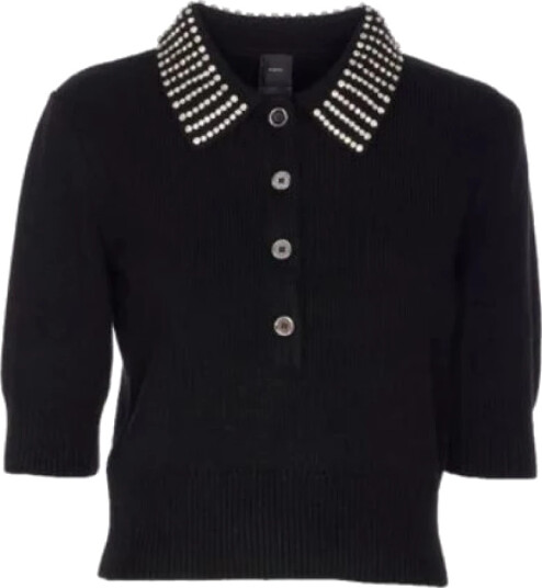 Pinko Dame Strikkevarer Svart S,
