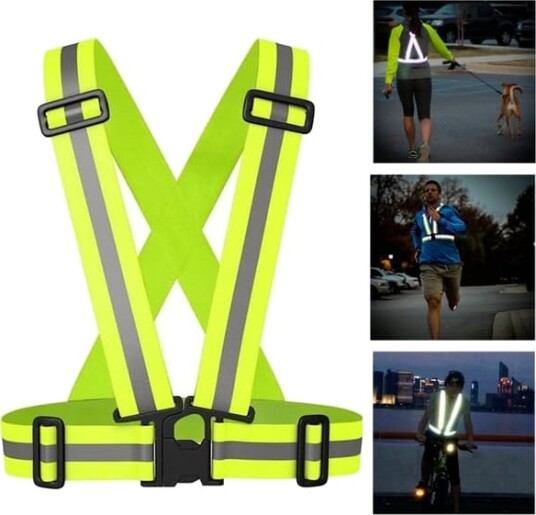 Refleksvest for trening / Sykle Gul