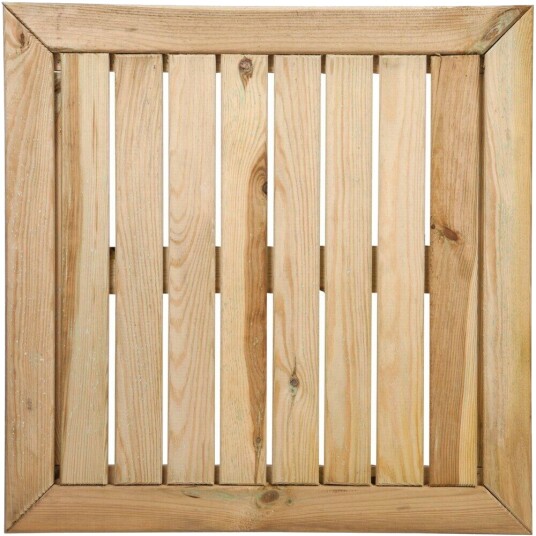 Krifon Trehelle 60x60cm Med Ramme Trykkimpregnert