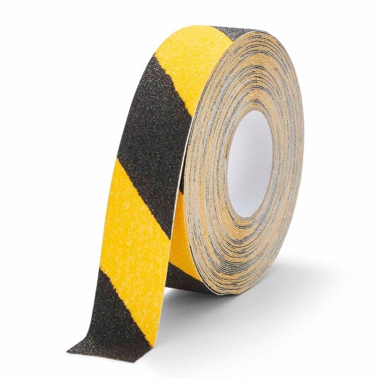 Durable Sklisikringstape Grip+ 15m 50mm Svart/Gul Durable Sklisikringstape Grip+ 15m 50mm Svart/Gul