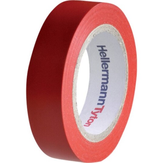 HellermannTyton Helatape Flex15 15mmx10m Rød HellermannTyton Helatape Flex15 15mmx10m Rød