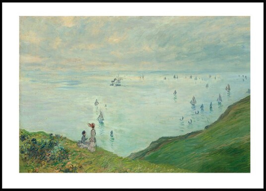 Cliffs at Pourville By Claude Monet Plakat Plakat / 40x50cm