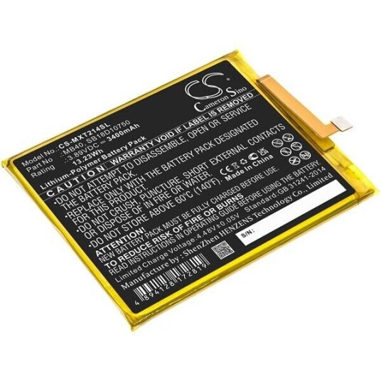 Motorola Moto Edge 20 5G batteri (3800 mAh 3.8 V, Sort)