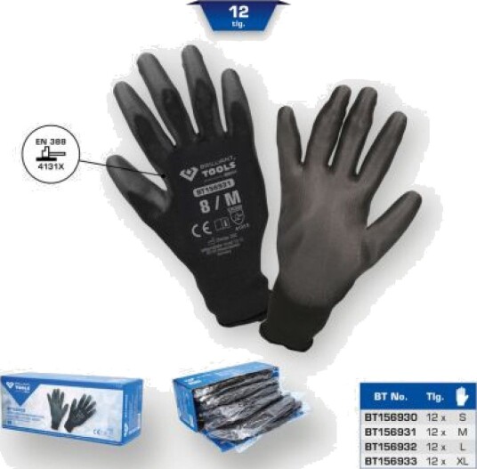 Brilliant Tools ?Bt156931 Verkstedhansker M Voksen Voksen Unisex Alle Sesonger