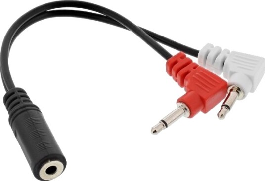 Inline 99313I 2 X 3.5Mm Hankjønn 3.5Mm Hunkjønn 0,15 M Svart