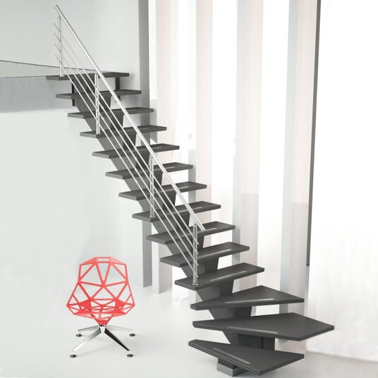 Plassbesparende Trapp Byggera Gomera L form Design 1 Plassbesparende Trapp Byggera Gomera L form Design 1
